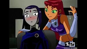 Teen Titans: Cyborg fucks Witchcraft