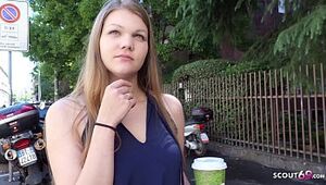 GERMAN SCOUT - ERSTER ANAL Sexual relations FÃœR STUDENTIN AMANDA BEI Throw away