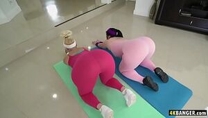 Obese Plunder Yoga Sluts There Instructor's BWC - Virgo Peridot, Alexis Andrews