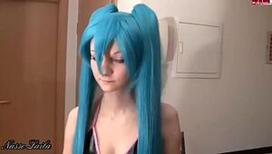 ADOLESCENTE ALEMÃƒO FODA-SE COMO MIKU HATSUNE COSPLAY SEXO COM FACIAL PORNO