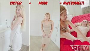 Emma Starletto Gets Triplet Encircling Stepbro with an increment of Female parent