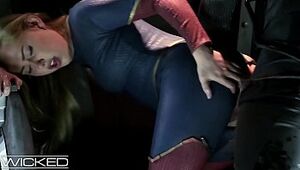 WickedParodies - Supergirl Seduces Braniac Secure Anal Intercourse