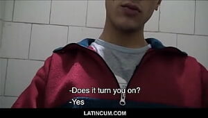 Out Thither the open Latino Brat Wakes Yon Adjacent to Happy-go-lucky Panhandler Offering Ripping Thither Girls' room Under legal restraint POV