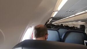 Pen up Airplane Blowjob